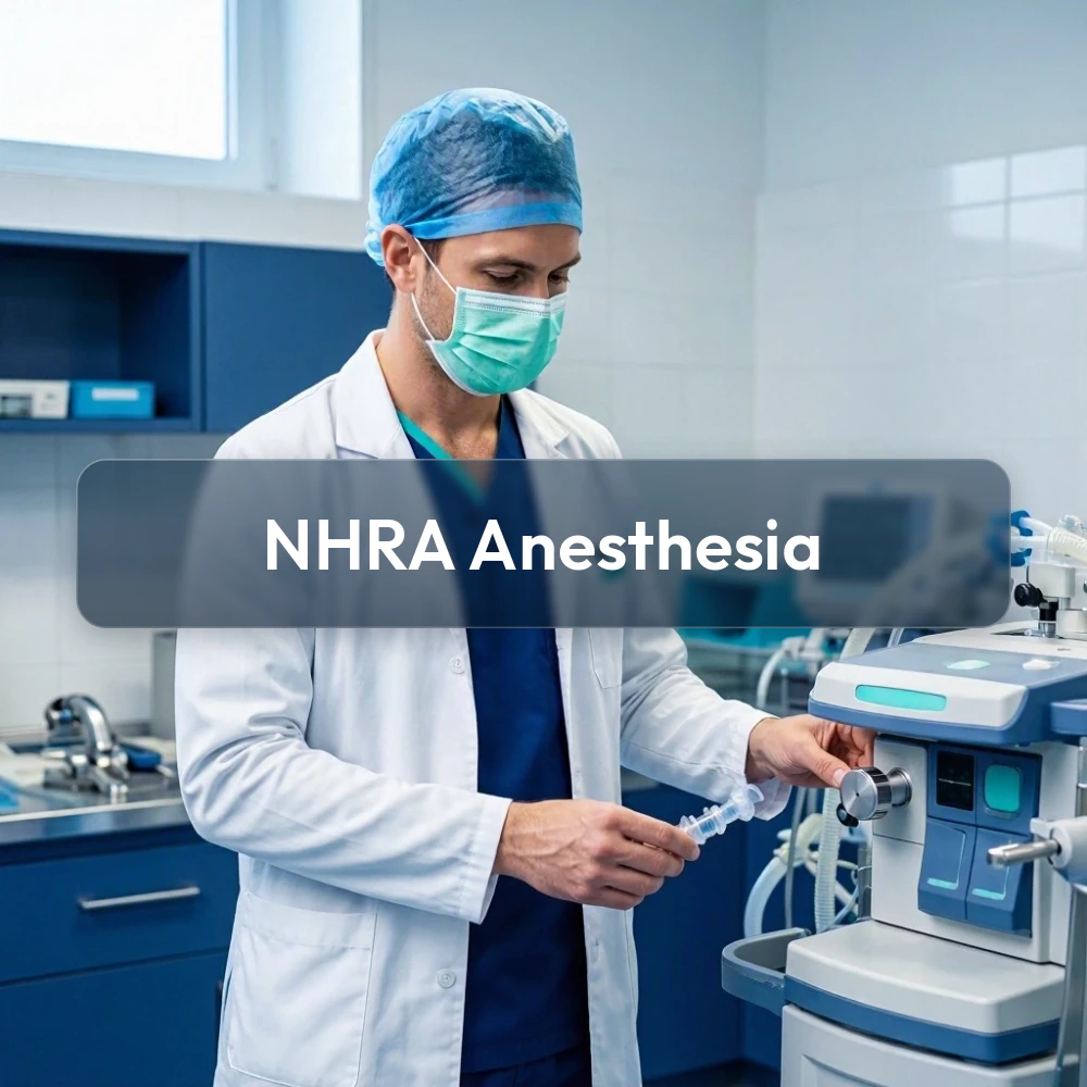 غلاف بنك أسئلة NHRA Anesthesia
