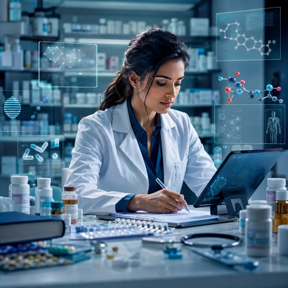 غلاف بنك أسئلة General Pharmacy Practice Bank - SCFHS Track Preparation