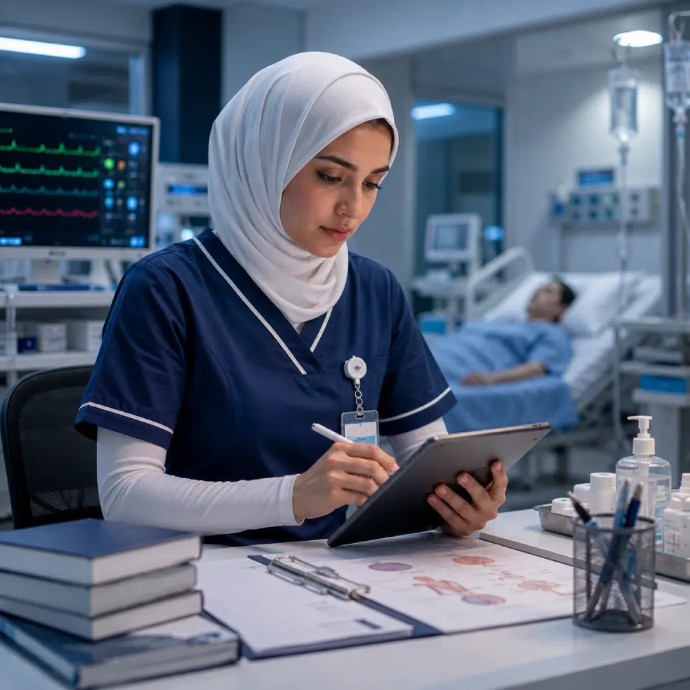 غلاف بنك أسئلة General Nursing Bank - SCFHS Track Preparation