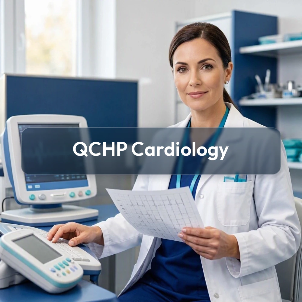 QCHP Cardiology Question Bank cover